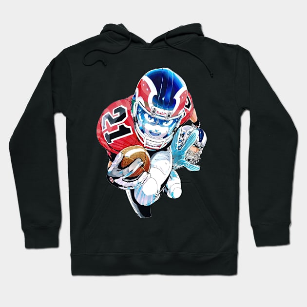 Eyeshield 21 Sena In Yusuke Murata's Style Hoodie by HammiltenJohn